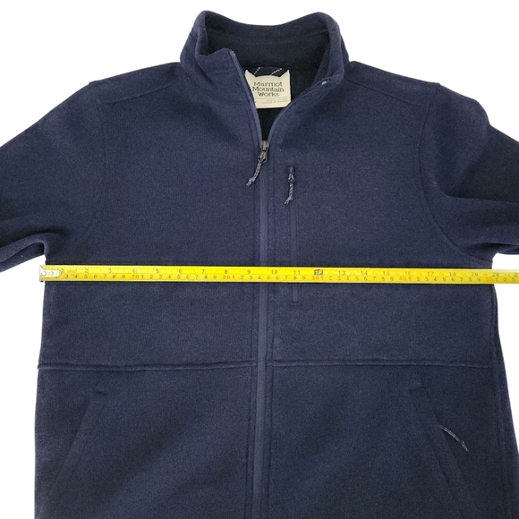 MARMOT MOUNTAIN WORKS Navy Fleece full-Zip Pullover m/m - Picture 7 of 10